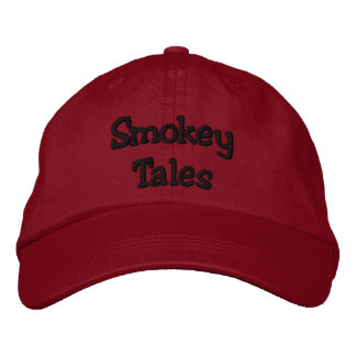 Smokey Tales Red Cap Broderad Keps