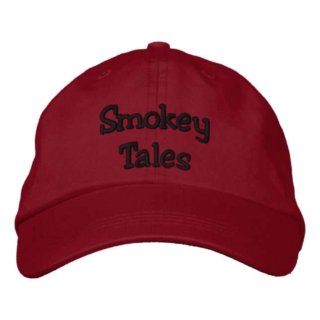 Smokey Tales Red Cap Broderad Keps (Framsida)