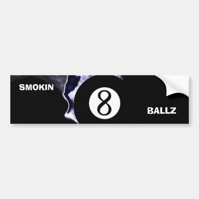 Smokin 8 Ballz bildekal (Framsidan)