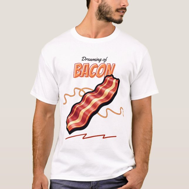 Smokin’ Bacon Bliss Tee - Sizzle in Stil! (Framsida)