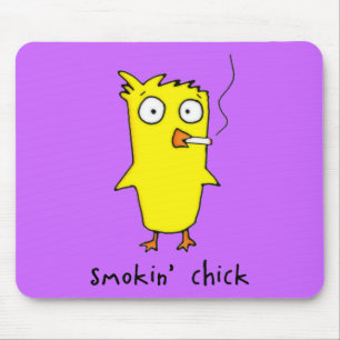 Smokin' chick Mousepad Musmatta