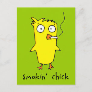 Smokin' chickvykort vykort