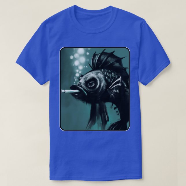 Smokin Fish Puff Puff Pass T Shirt (Design framsida)