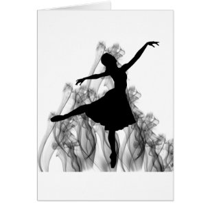 Smokin hoade Ballerinadansare Hälsningskort