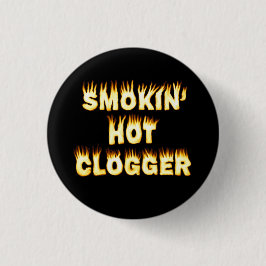 Smokin hoade den små Clogger dansen Knapp