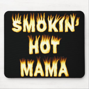 Smokin hoade mammor som den roliga modern flammar musmatta