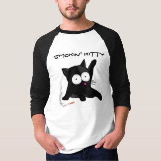 Smokin kattunge tee shirt