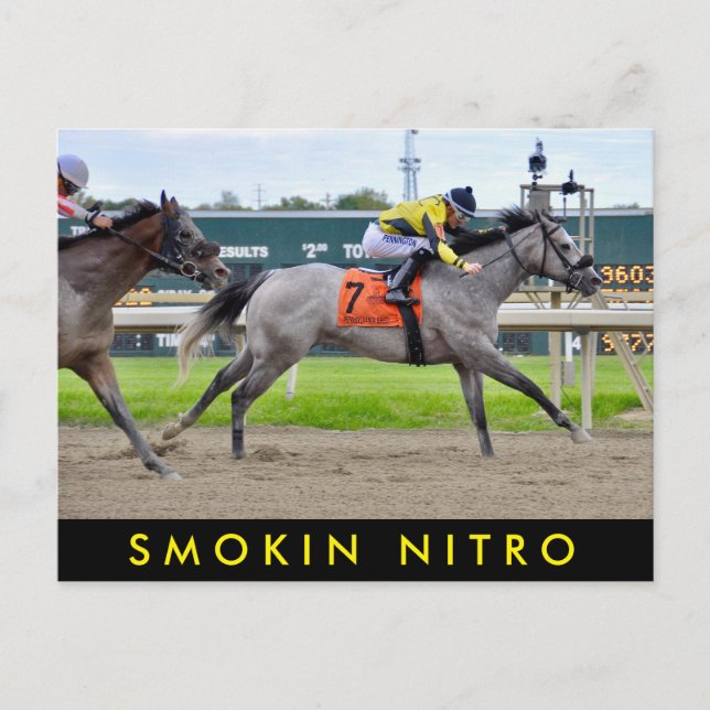 Smokin Nitro Vykort (Framsida)