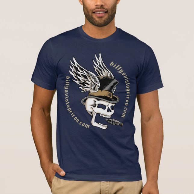 Smokin skallevingar tee (Framsida)