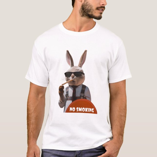 Smokin'Bunny Tee (Framsida)