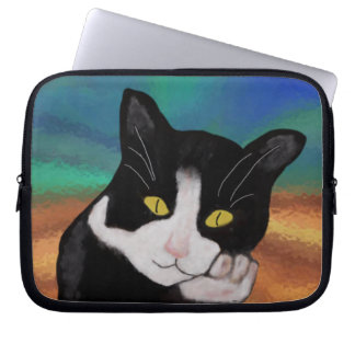 Smoking kattlaptop sleeve