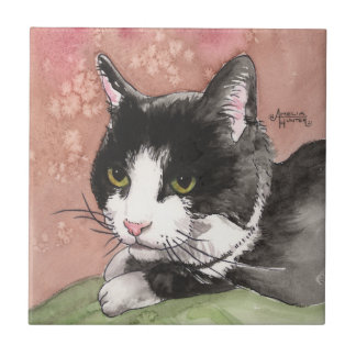 Smokingkatt Kakelplatta