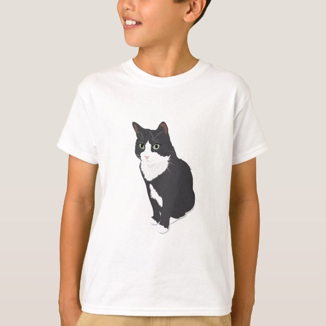Smokingkatt T-shirt (Framsida)