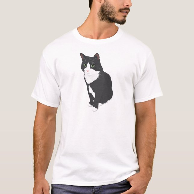 Smokingkatt T Shirt (Framsida)