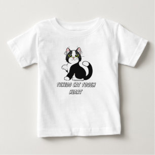 "Smokingkatt tuff hjärta rolig kattunge t-shirt" T Shirt