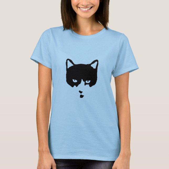SmokingkattT-tröja Tee Shirt (Framsida)