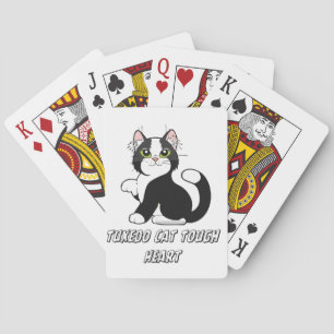 "Smokingskatten Tuffa Hjärtat Söta Katten Lekar Ko Casinokort