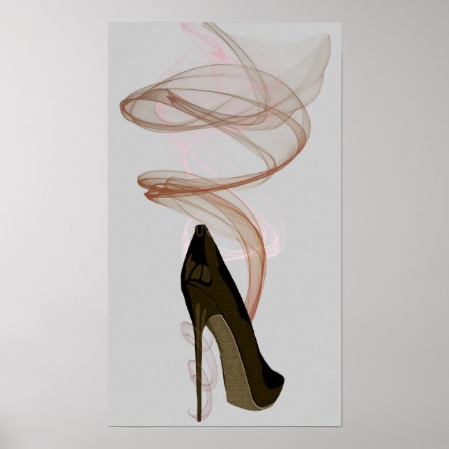 Smokin'Stiletto Shoe Art Poster (Framsidan)