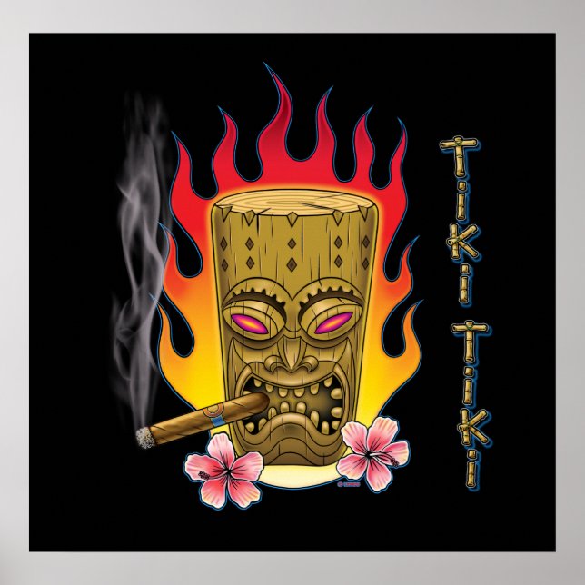 Smokin'Tiki Tiki! Poster (Framsidan)