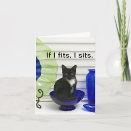 Smokkitty Personligt gratulationskort Kort