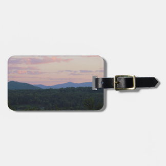 Smoky Mountain at Sunset Luggage Tag Bagagebricka