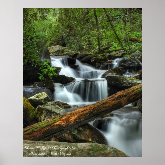 Smoky Mountain Stream Poster (Framsidan)