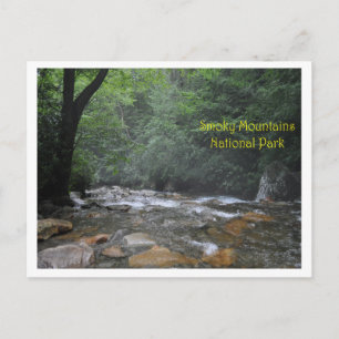 Smoky Mountain Stream Vykort