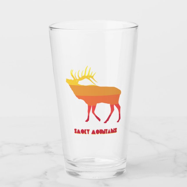 Smoky Mountains Elk Glaskopp (Framsida)