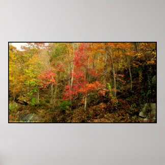 Smoky Mountains Tennessee i Fall Poster