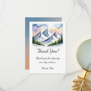 Smoky Mountains Winter Wedding Tack Kort