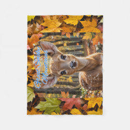 Smoky Mountains Woodland Fawn Fleecefilt