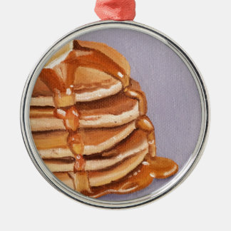 Smömjölk Pancakes Shortstack Breakfast Paining Julgransprydnad Metall