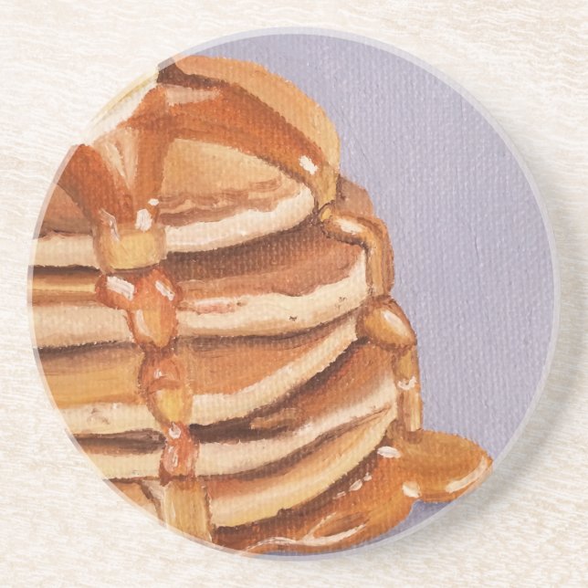 Smömjölk Pancakes Shortstack Breakfast Paining Underlägg Sandsten (Framsidan)