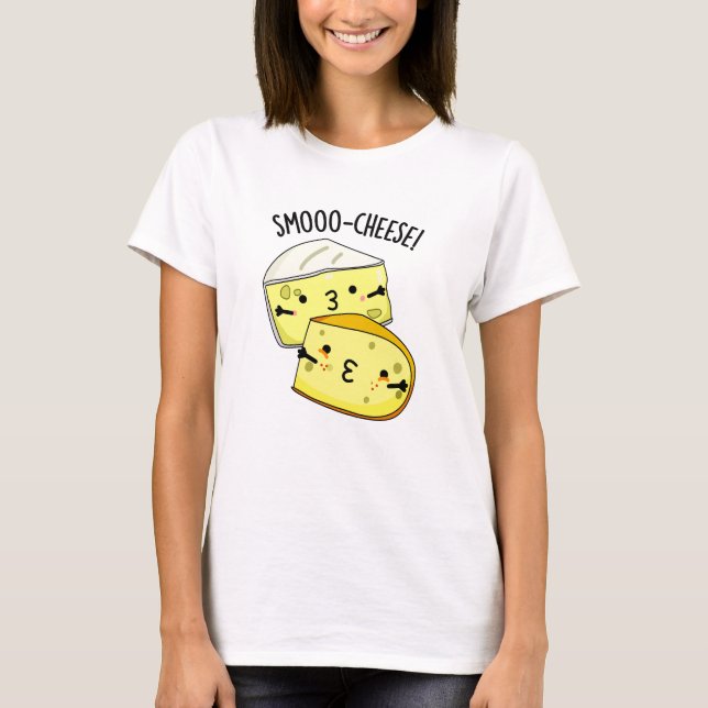 Smoo-ost Funny Cheese Pun T Shirt (Framsida)