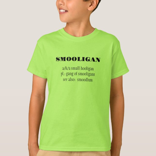 Smooligan Children shirt T Shirt (Framsida)
