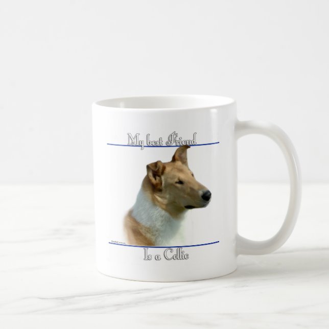 Smooth Collie Best Friend 2 Kaffemugg (Höger)