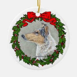 Smooth Collie, Blue Merle, Ornament