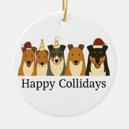 Smooth Collie jul Ornament