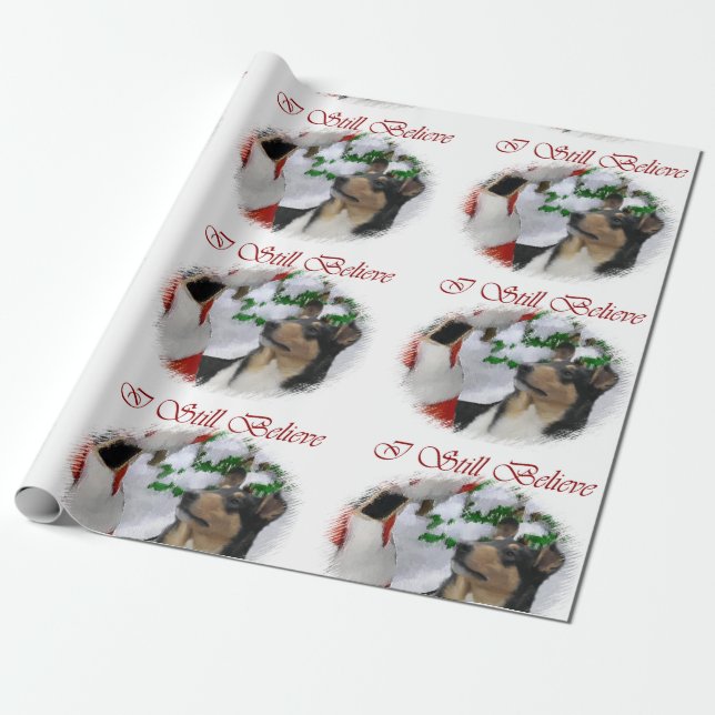 Smooth Collie jul Presentpapper (Utrullad)