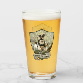 Smooth Fox Terrier Glaskopp