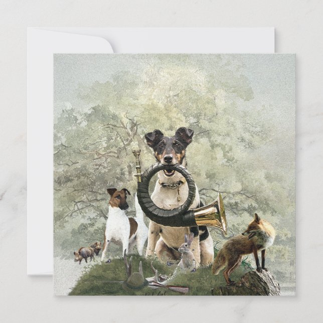 Smooth Fox Terrier Kort (Framsida)