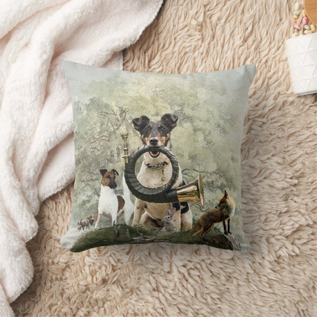 Smooth Fox Terrier Kudde (Filt)