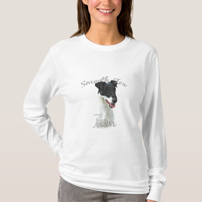 Smooth Fox Terrier Mamma 2 T Shirt (Framsida)