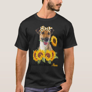 Smooth Fox Terrier Mamma Solrossomaren Hund Morsa T Shirt