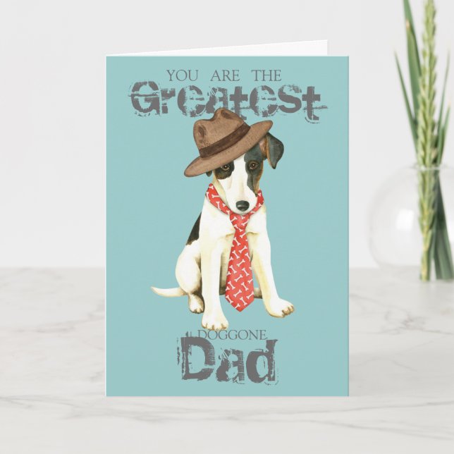 Smooth Fox Terrier Pappa Kort (Framsida)