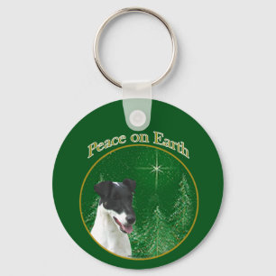 Smooth Fox Terrier Peace Nyckelring
