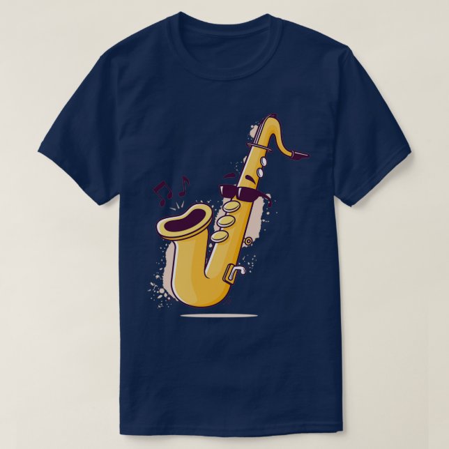 Smooth Jazz 5 T Shirt (Design framsida)