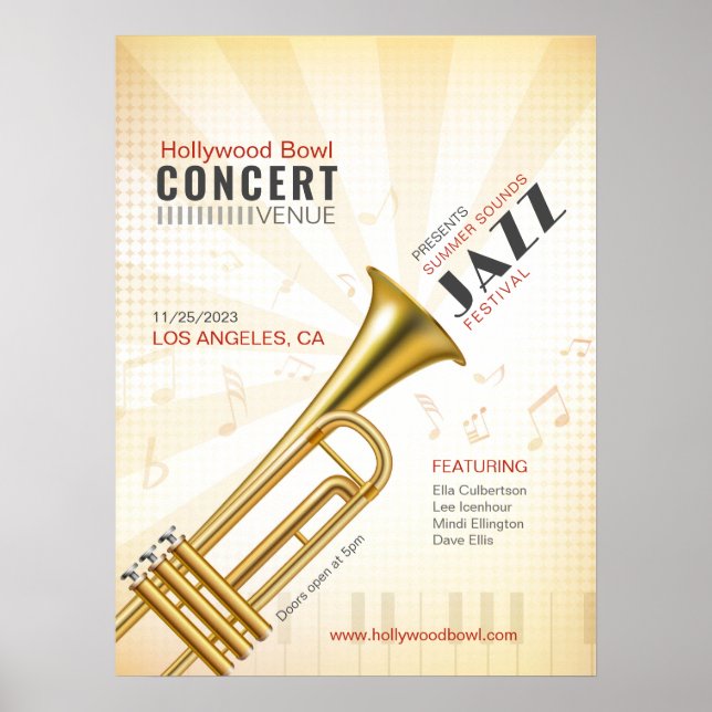 Smooth Jazz/Music Event Poster (Framsidan)