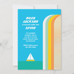 Smooth Sailin Festin Invitation Inbjudningar