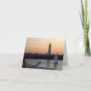 Smooth Sailing Scenia Birthday Kort